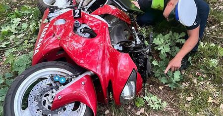 Horror w czasie jazdy próbnej. Nie żyje 25-letni motocyklista