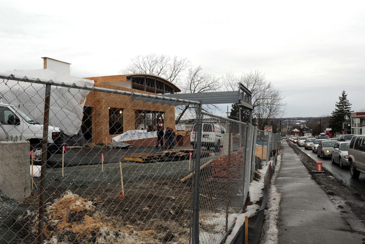 New McDonalds under construction at 15th and Hoosick Streets Friday  Jan. 11, 2013 in Troy, N.Y. (Photo by Michael P. Farrell/Albany Times Union via Getty Images)