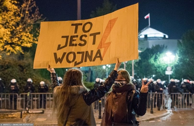 Strajk Kobiet w Warszawie
