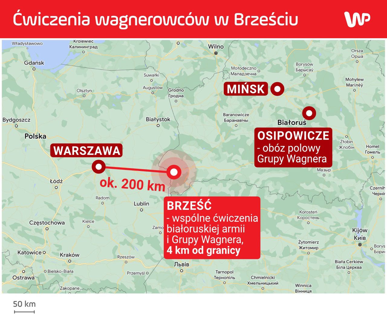 Ćwiczenia wagnerowców w Brześciu