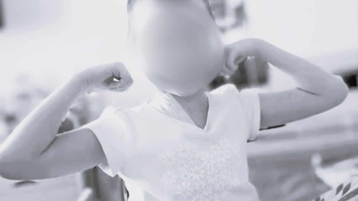 Basia chorowała na glejaka.