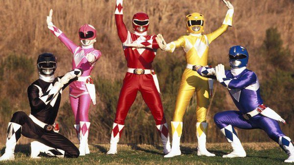 Power Rangers z lat 90.