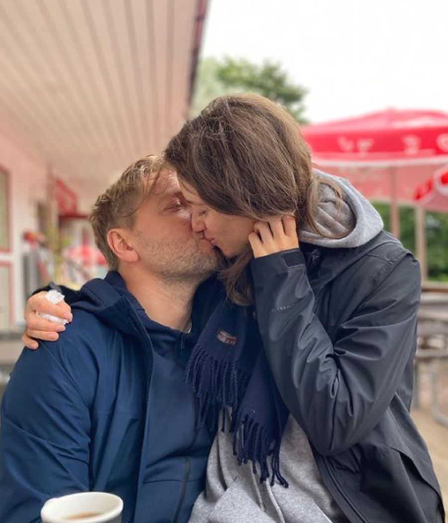 Hanna Konarowska z mężem 