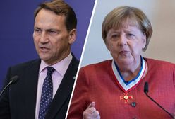 "Widocznie zapomniała". Sikorski reaguje na słowa Merkel