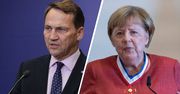 "Widocznie zapomniała". Sikorski reaguje na słowa Merkel