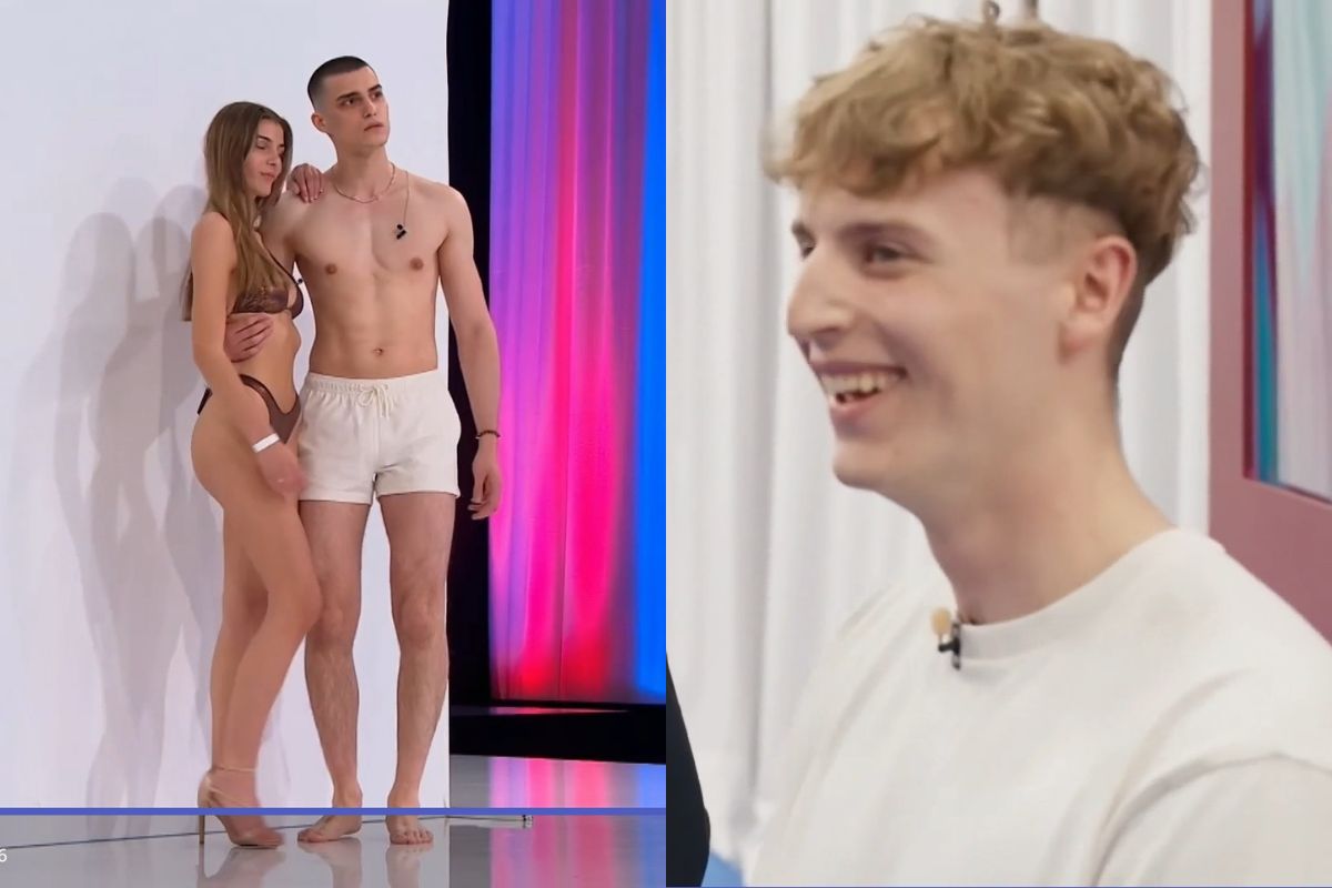 Emilia na castingu z Krzysztofem. Obok Iwo, jej chłopak