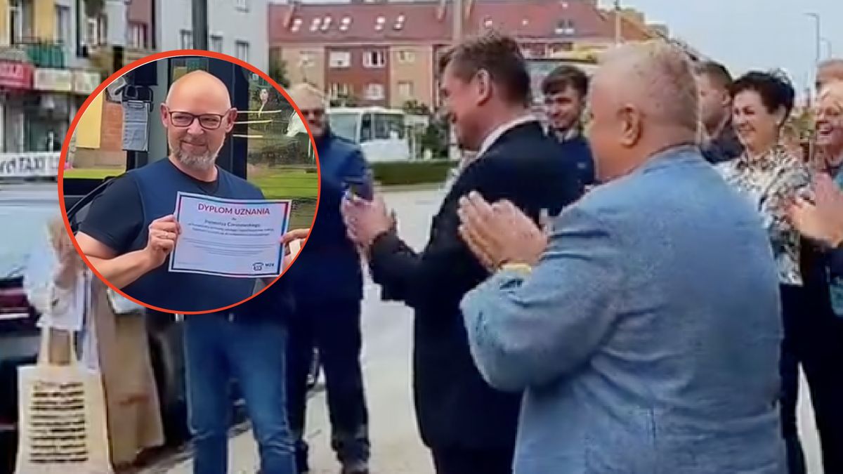 Koledzy docenili odważnego i pomocnego kierowcę MZK