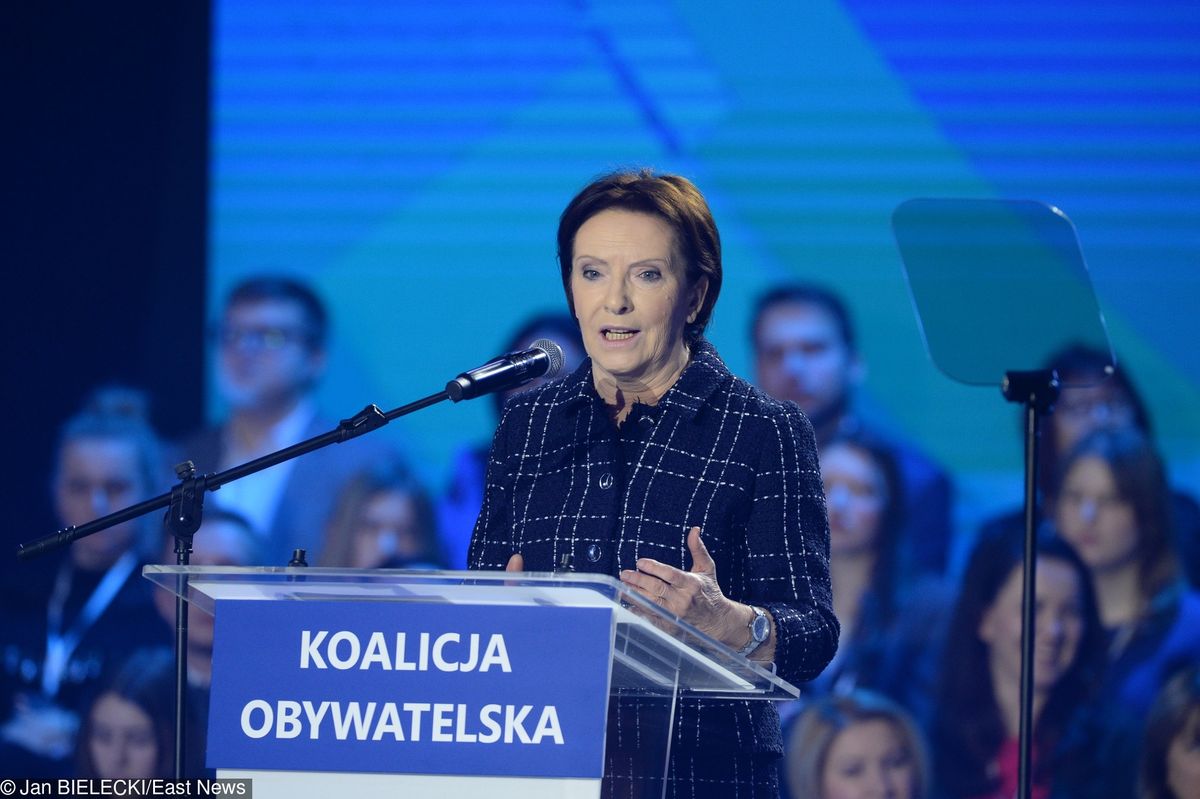 Ewa Kopacz rozważa start w wyborach do PE. "Biorę to poważnie pod uwagę"