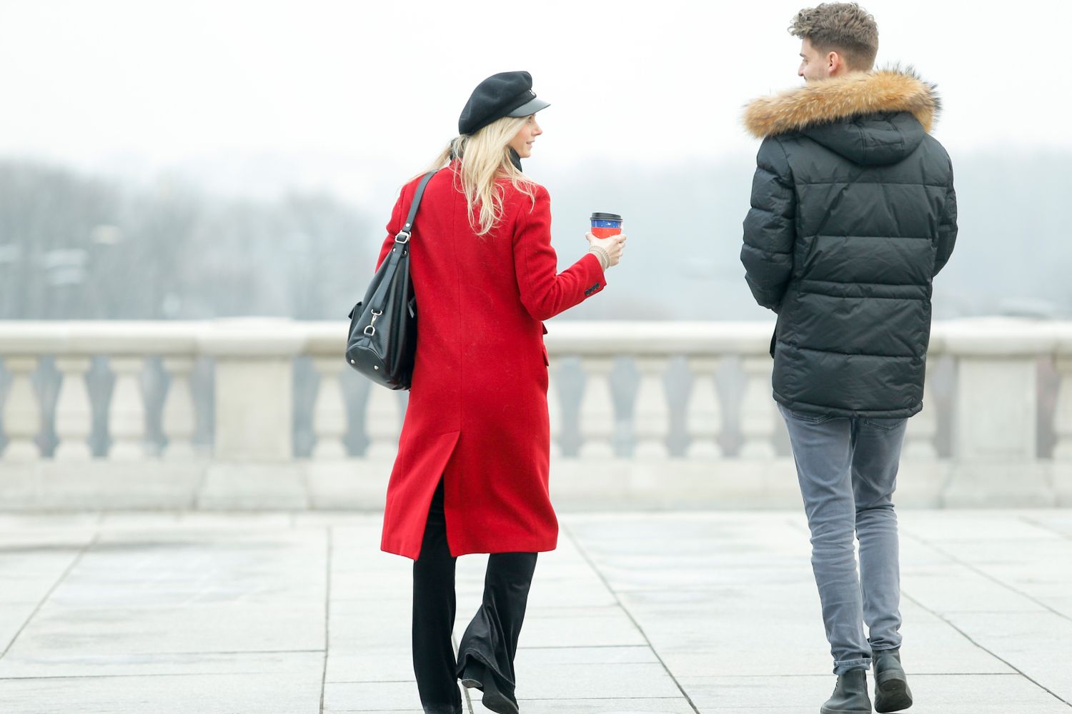Izabela Zwierzyńska z partnerem