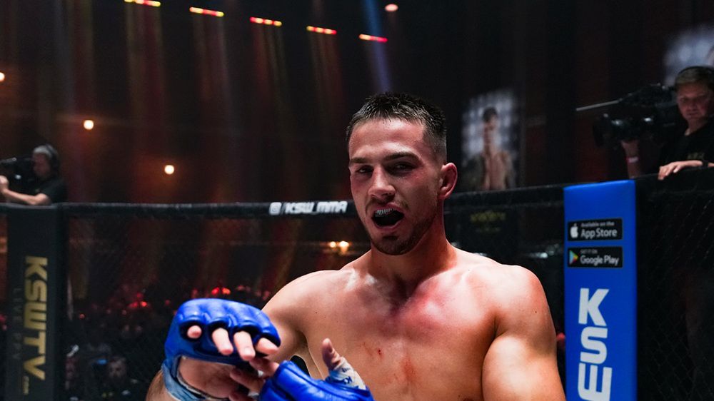 Materiały prasowe / kswmma.com / Viktor Cervinsky poddał Michała Gniadego