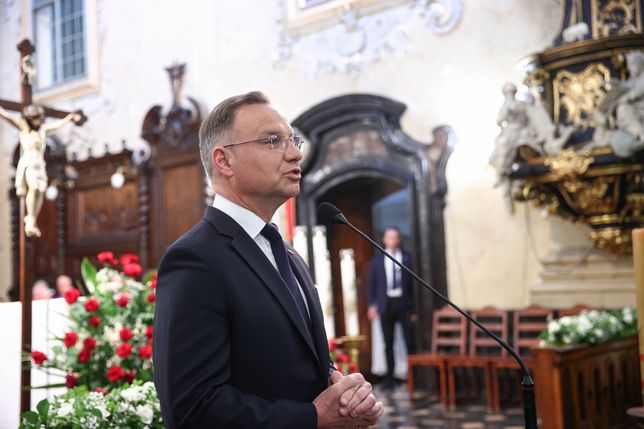 Andrzej Duda
�ukasz G�gulski
ceremonia, ceremonia pogrzebowa, Jacka Zieli�skiego, pogrzeb, pogrzebowa, po�egnanie, Skaldowie