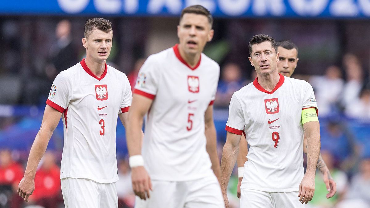 Getty Images / Photo by Foto Olimpik/NurPhoto via Getty Images / Na zdjęciu: reprezentacja Polski na Euro 2024