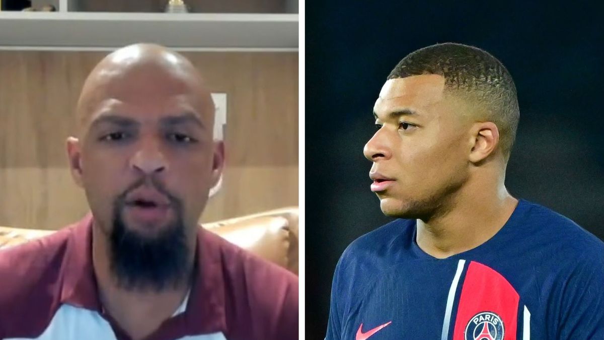 Twitter / TNT Sports/Christian Liewig - Corbis/Getty Images / Na zdjęciu od lewej: Felipe Melo i Kylian Mbappe