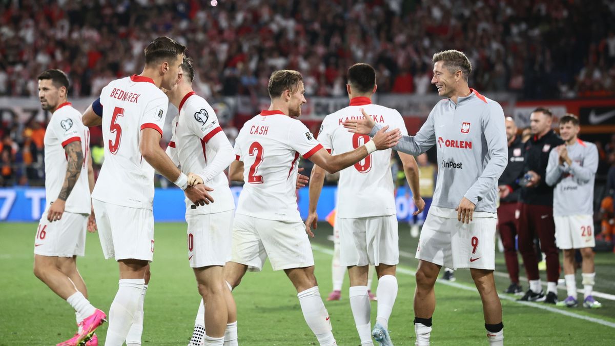 PAP / Leszek Szymański / Na zdjęciu: piłkarze reprezentacji Polski