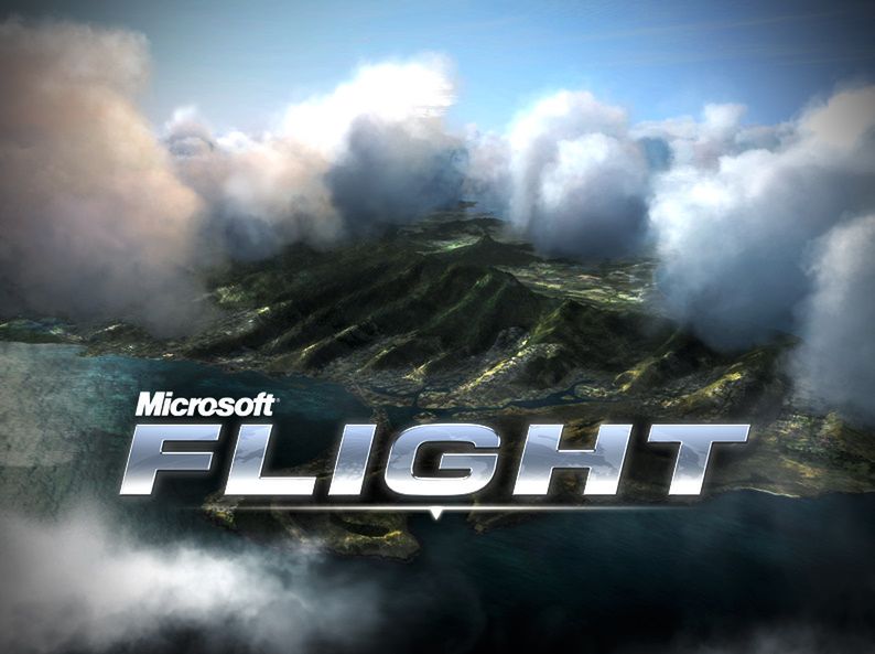 Okno uruchamiania gry Microsoft Flight