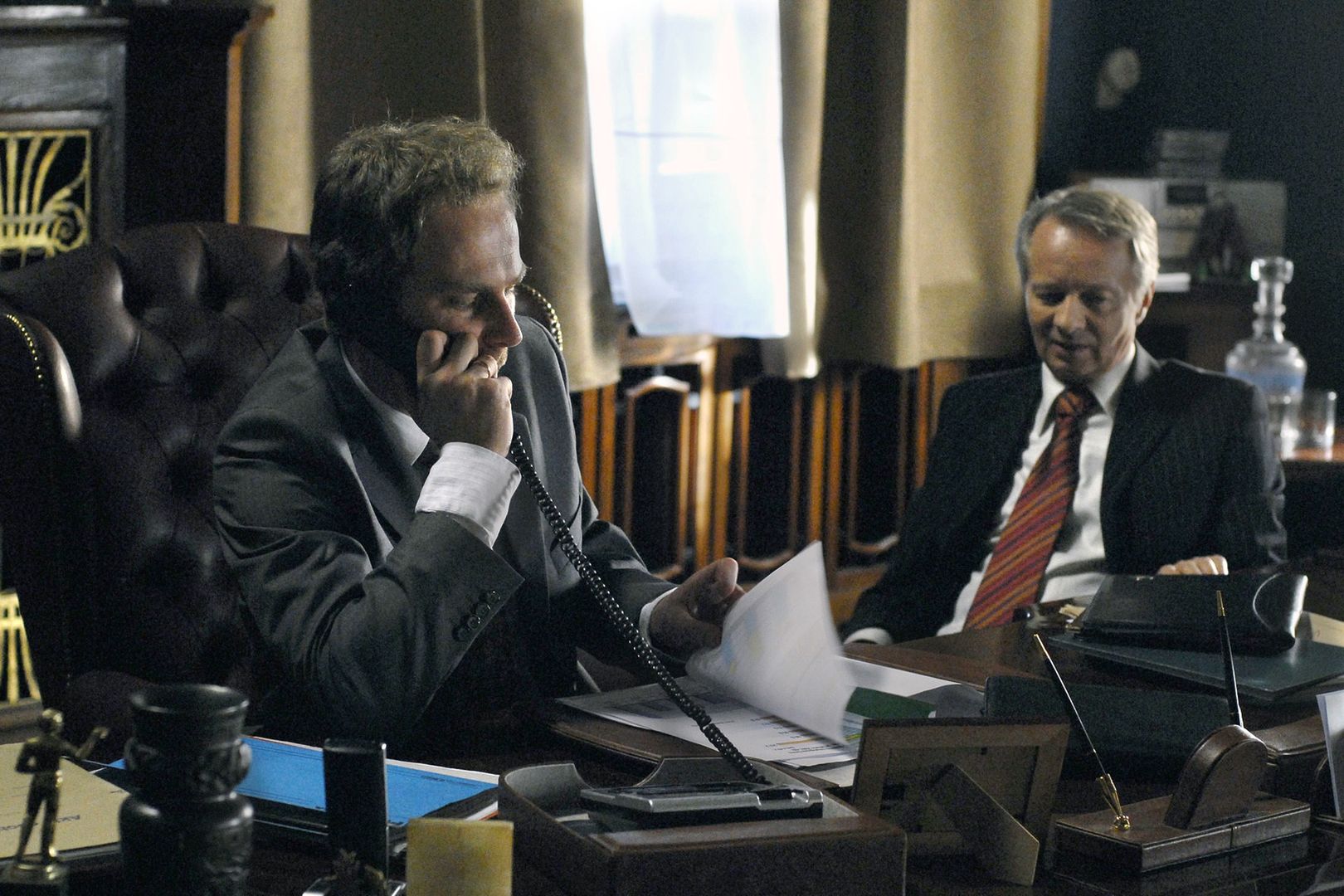 Krzysztof Stroiński i Marcin Perchuć w serialu "Ekipa" (2007 r.)