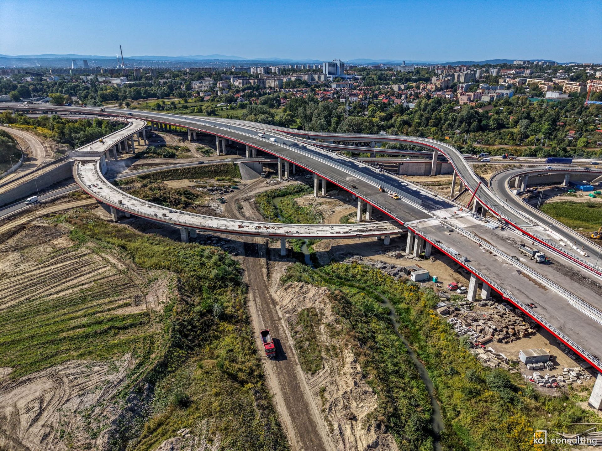 Największy w regionie węzeł drogowy na S7 Widoma-Kraków