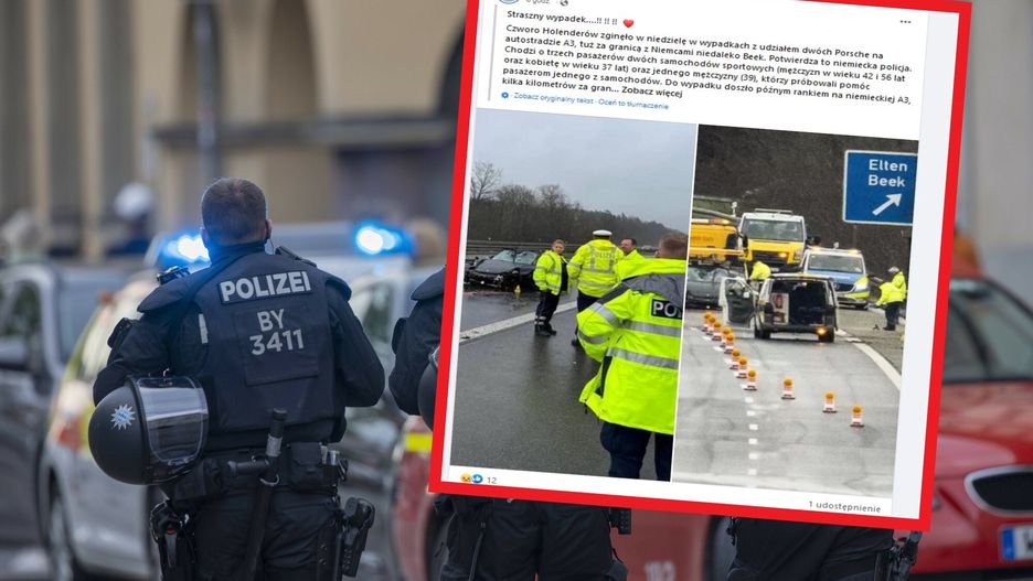 Tragiczny wypadek na niemieckiej autostradzie
