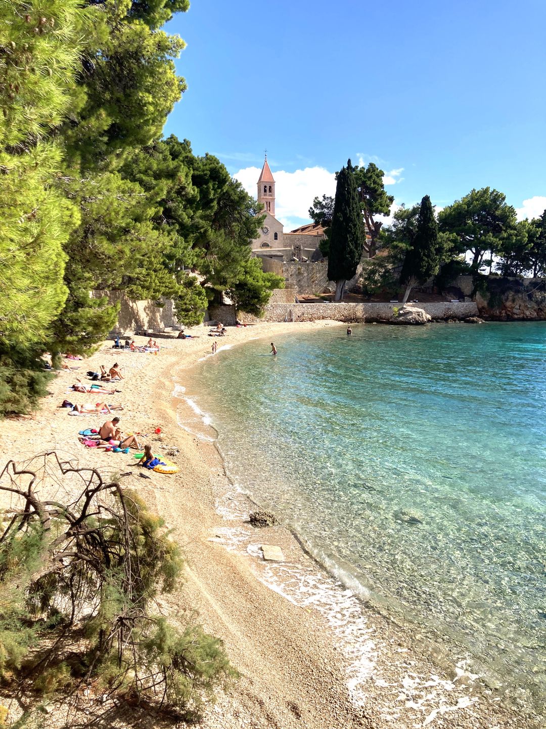 Plaża Bijela Kuća, Bol, wyspa Brač