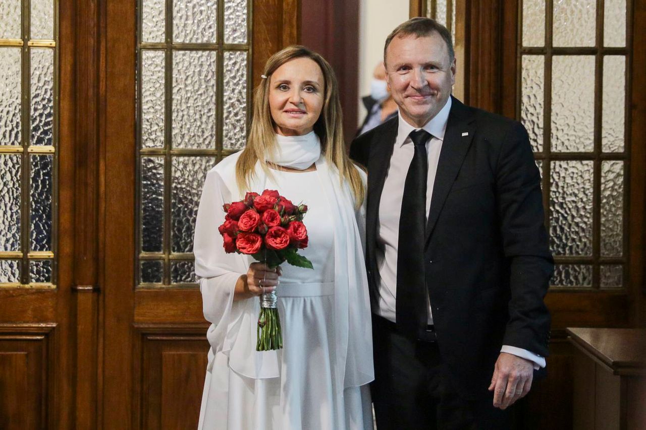 Ślub Jacka i Joanny Kurskiej w Krakowie-Łagiewnikach