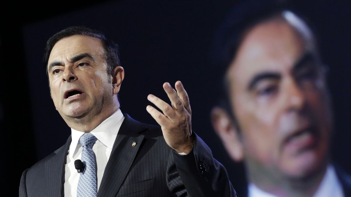 Na zdjęciu prezes Renault-Nissan Carlos Ghosn