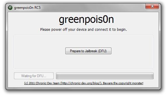 Chronic Dev Team udostępnia greenpois0n RC5 dla Windows 1