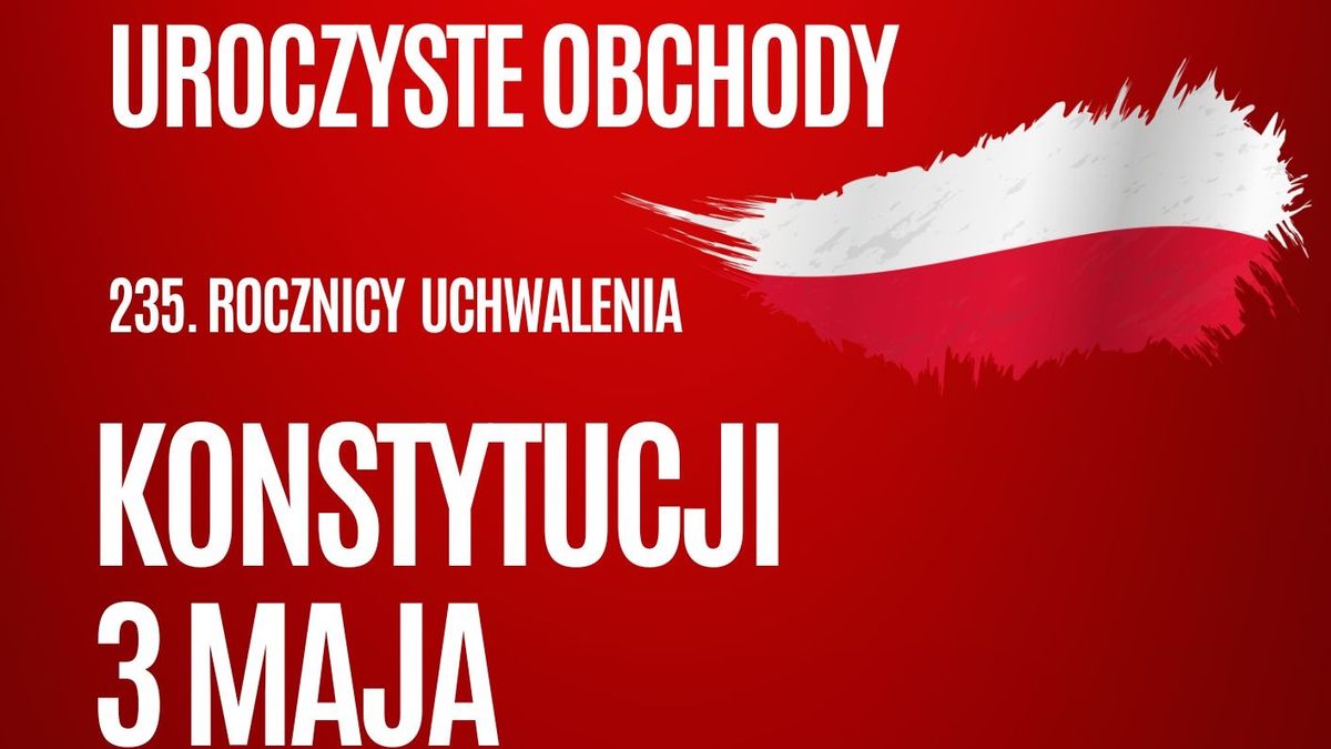 Obchody Święta Konstytucji 3 Maja w Ostrowcu Świętokrzyskim