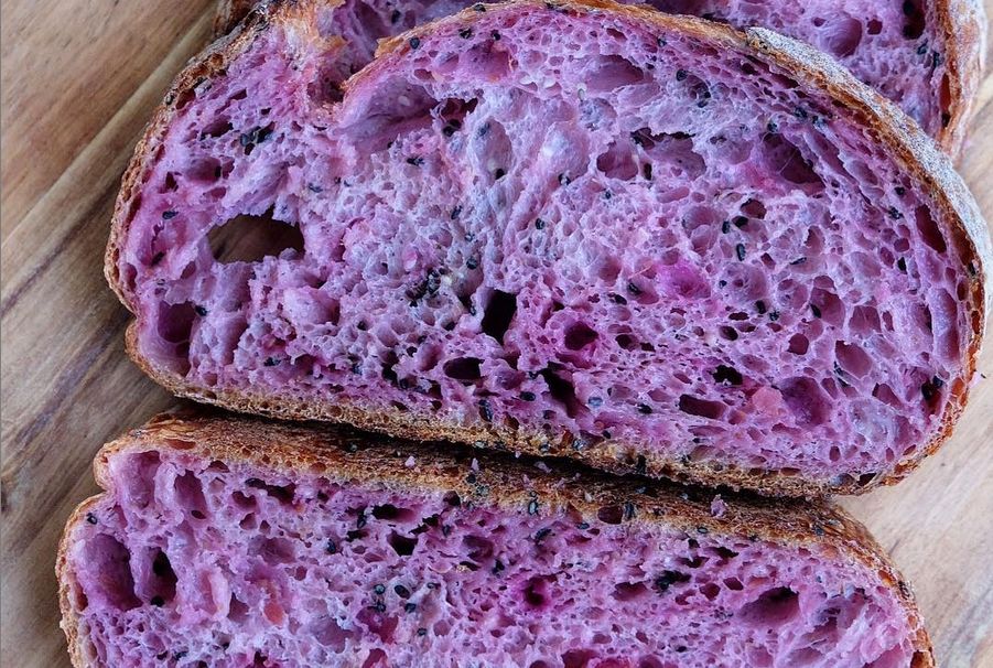 Fioletowy chleb 