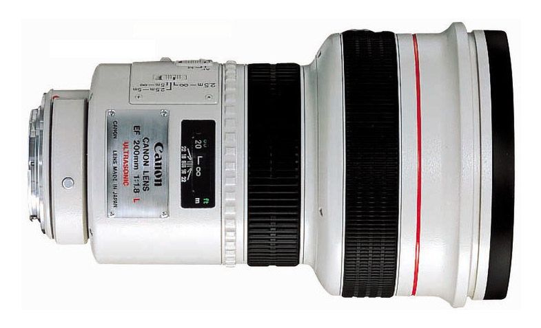 Canon EF 200 mm f/1.8 - ta armata jest znana również jako "Oko Saurona" 4