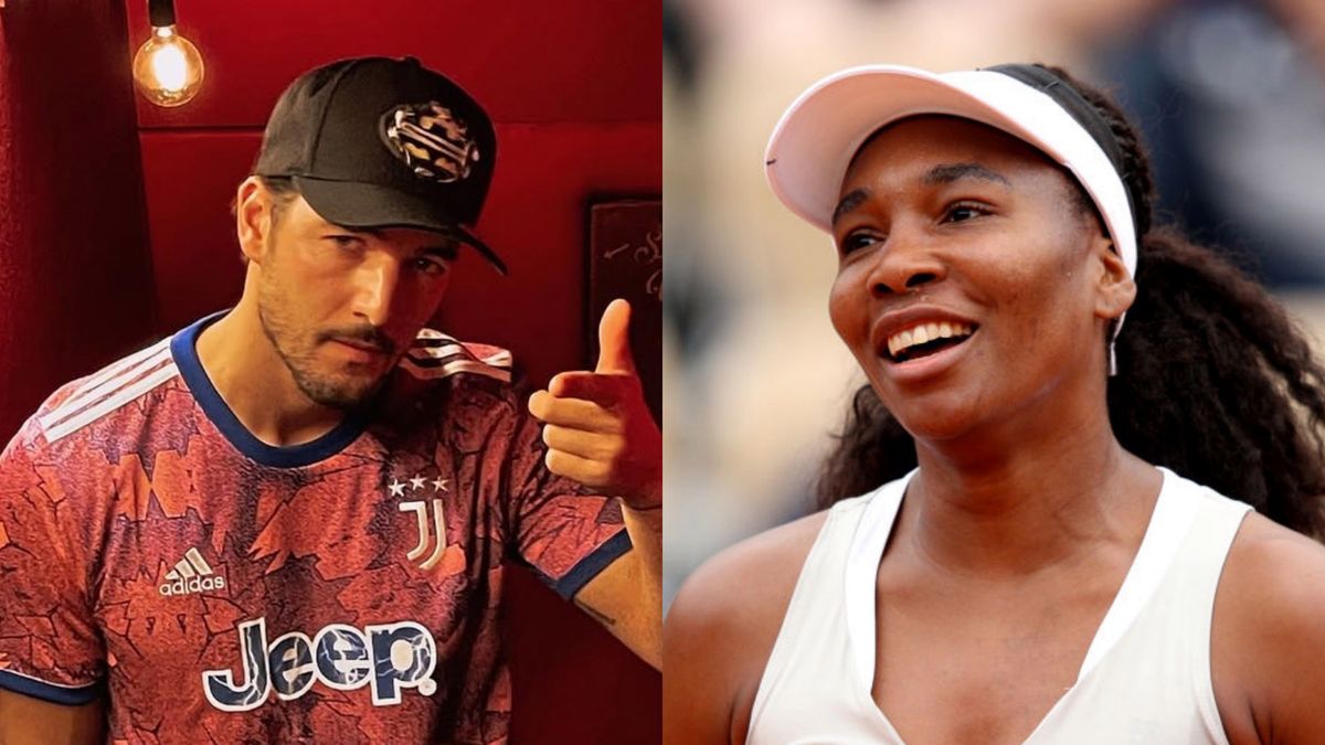 Instagram / andreapreti88 / Getty Images / Adam Pretty / Na zdjęciu: Andrea Preti i Venus Williams