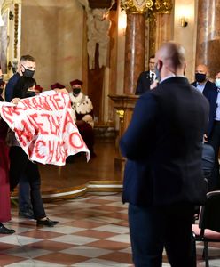 Wrocław. "Stop torturom na polskiej granicy". Aktywiści na wizycie premiera