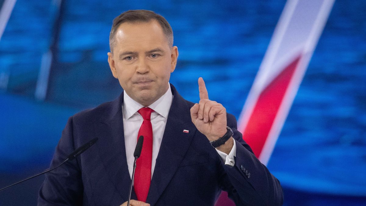 Konwencja programowa Karola Nawrockiego
02.03.2025 Warszawa. Konwencja programowa Karola Nawrockiego. Fot. Stach Antkowiak/REPORTER
N/z: Karol Nawrocki
STACH ANTKOWIAK/REPORTER