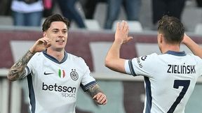 Nicola Zalewski na pierwszym planie w meczu Interu Mediolan