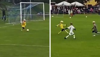 Złapał piłkę i ruszył jak Messi