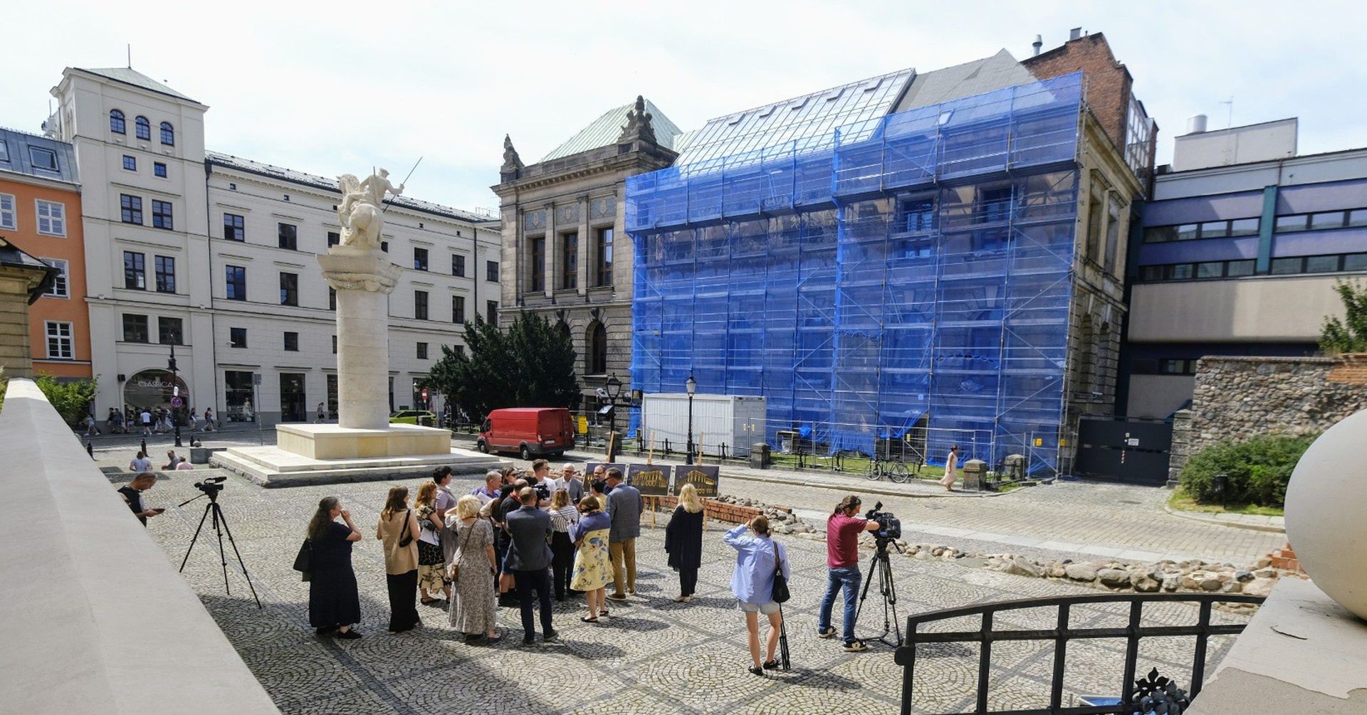 Remont elewacji muzeum