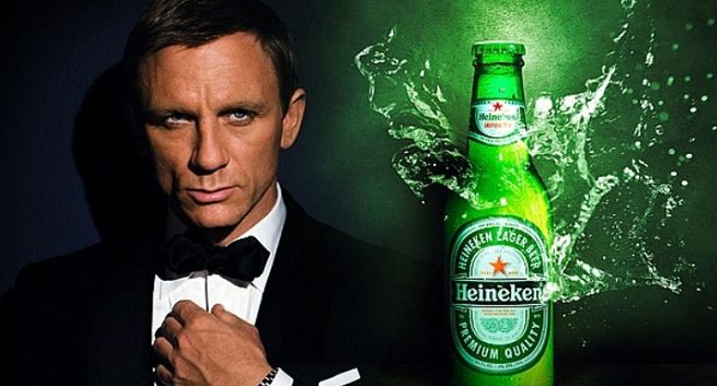 Daniel Craig jako James Bond znów będzie reklamować Heinekena