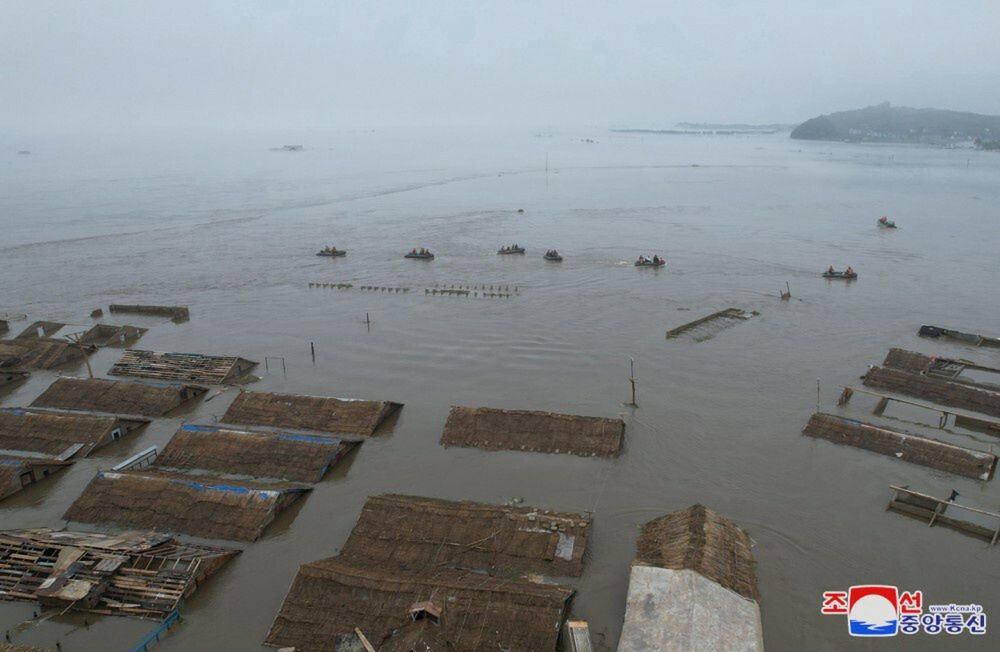 This is what flooded North Korea looks like