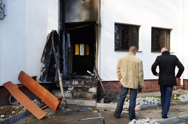 Pożar w gdańskim meczecie. Przyczyną podpalenie
