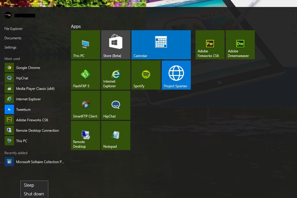 Windows 10 build 10056: rozpoznawanie muzyki, ulepszone Menu Start i kalendarz