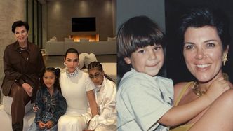 Kris Jenner wrzuciła serię STARYCH zdjęć. Poznajecie, która to Kim, Khloe i Kourtney?