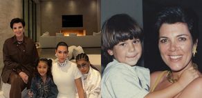 Kris Jenner wrzuciła serię STARYCH zdjęć. Poznajecie, która to Kim, Khloe i Kourtney?