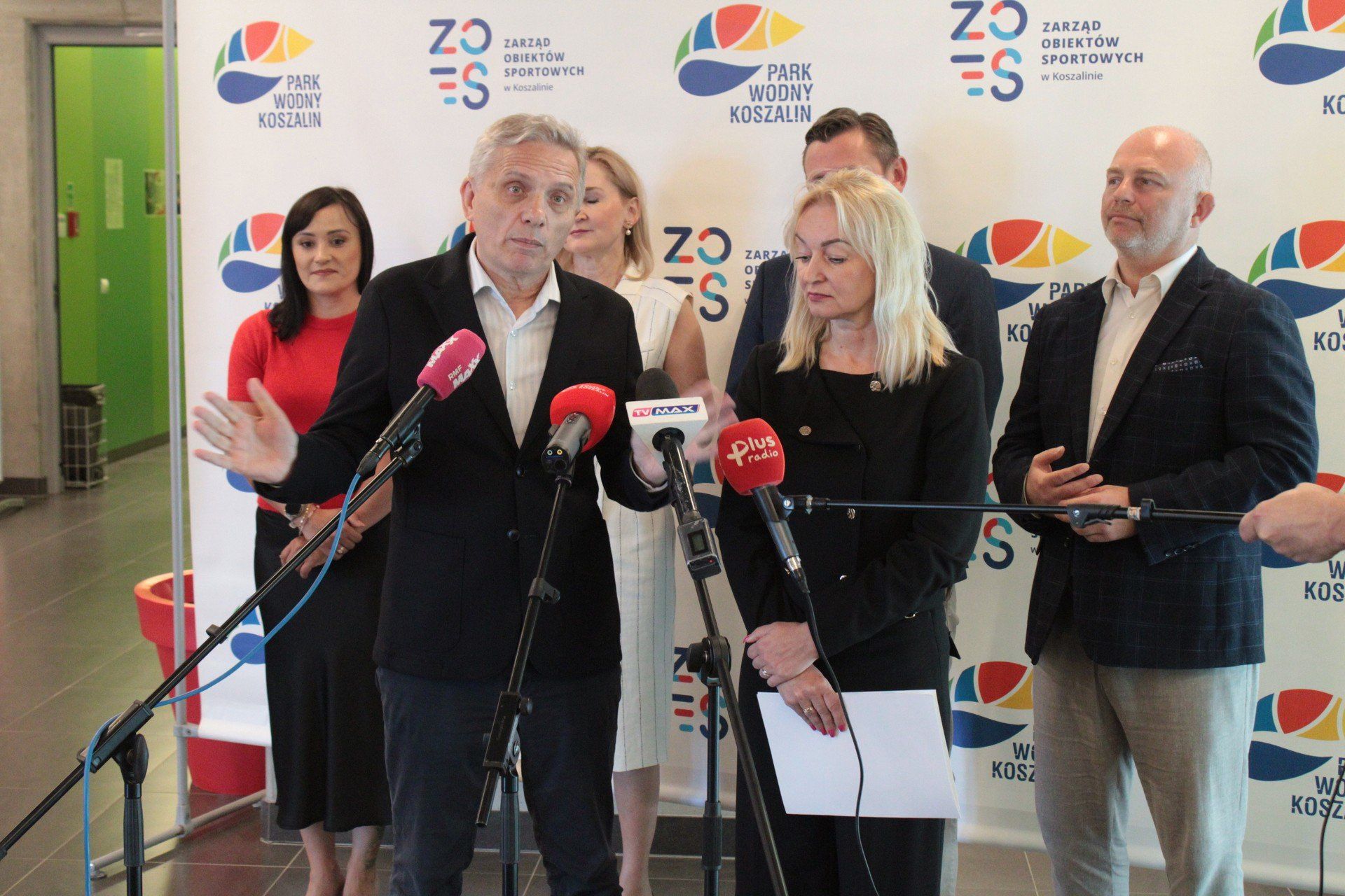KONFERENCJA PRASOWA W AQUAPARKU
