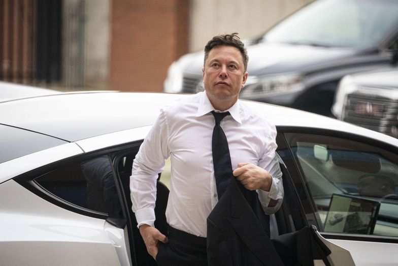 Na zdjęciu Elon Musk