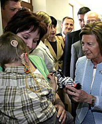 Pierwsze Damy wizytowały centrum medyczne