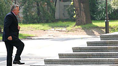 Andrzej Lepper w drodze do premiera