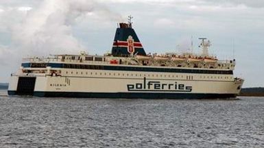 Prom linii Polferries, Świnoujście.