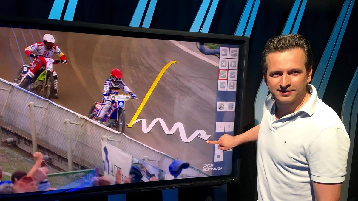 Materiały prasowe / Robert Wardzała / Na zdjęciu: Robert Wardzała w studio nSport+.