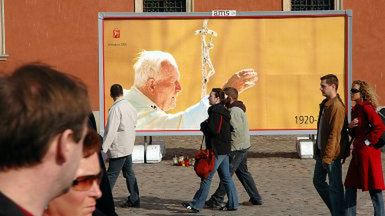 Rocznica śmierci papieża, Warszawa.