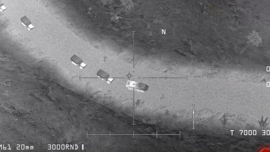 Fragment gry "AC-130 Gunship Simulator: Special Ops Squadron", który miał być dowodem na współpracę USA z Państwem Islamskim.