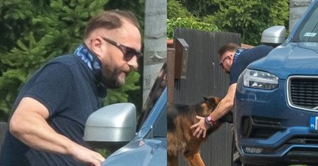Kamil Durczok złożył wizytę swojej matce. Na szczęście nie prowadził... (FOTO)
